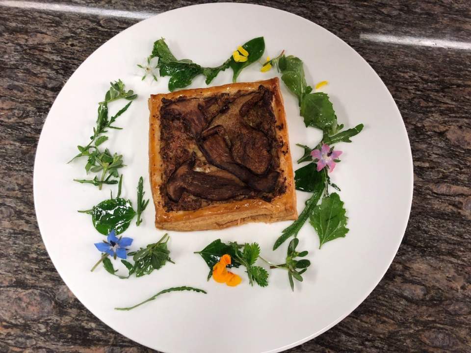 Tartelette aux cèpes alexis albrecht